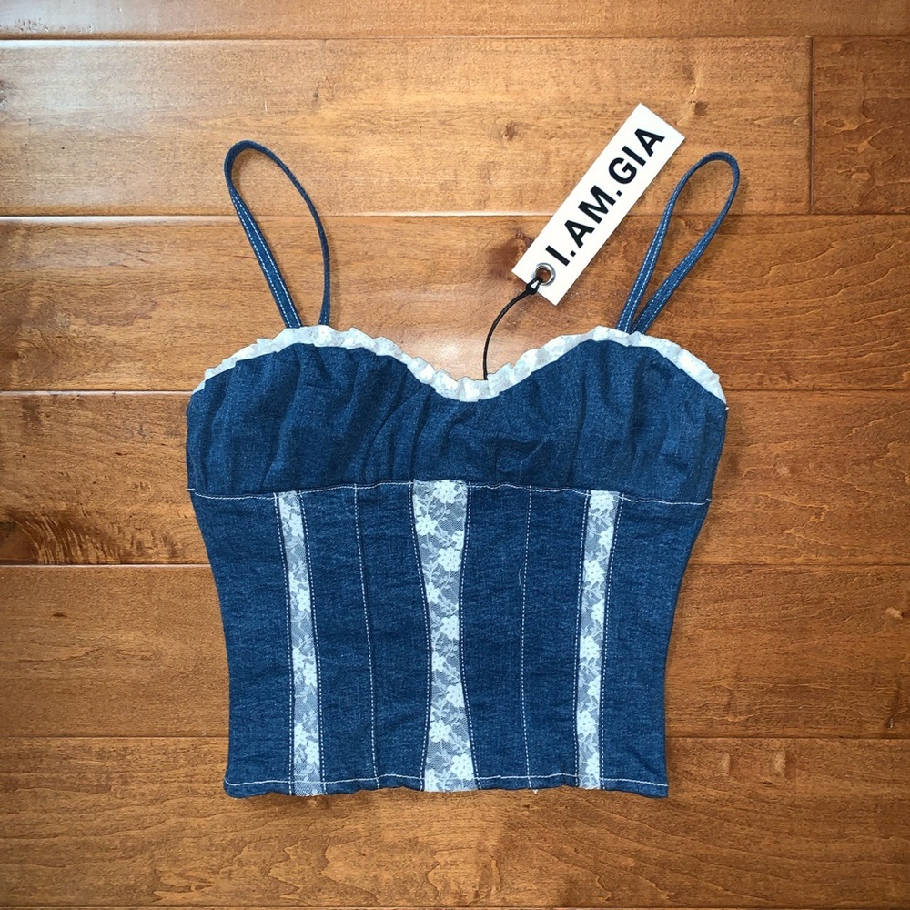 I AM GIA Adeline corset top